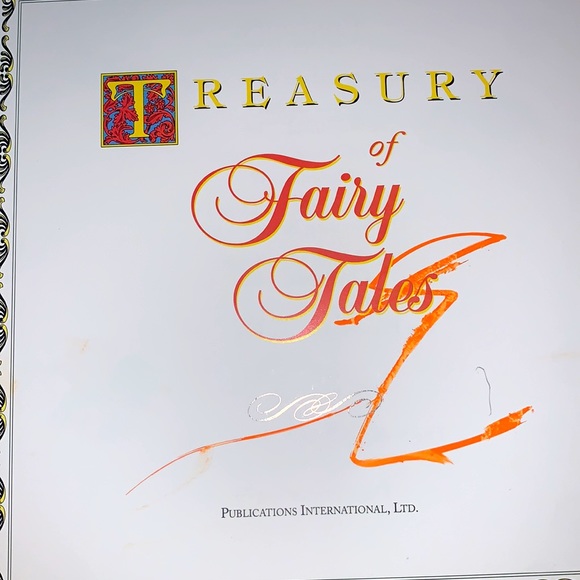 Treasury of Fairy Tales Book Padded Cover Gold Binding Published 2002 - Picture 6 of 16